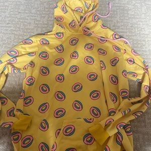 Yellow Odd Future Donut Hoodie Men's XL